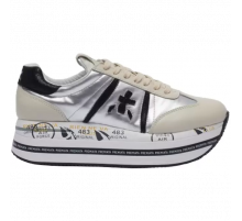 Premiata Beth бежевые с серебристым