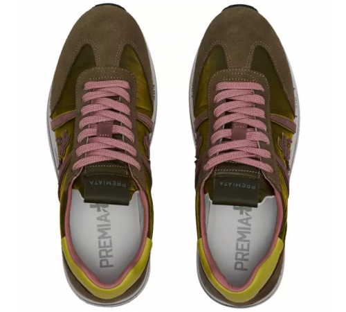 Кроссовки Premiata Beth Green Pink