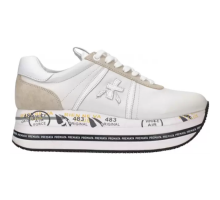 Premiata Beth белые с бежевым