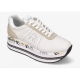 Premiata Beth белые с бежевым