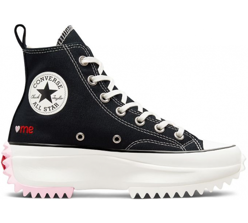 Кеды Converse Run Star Hike Platform High Love Me Black
