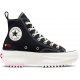 Кеды Converse Run Star Hike Platform High Love Me Black