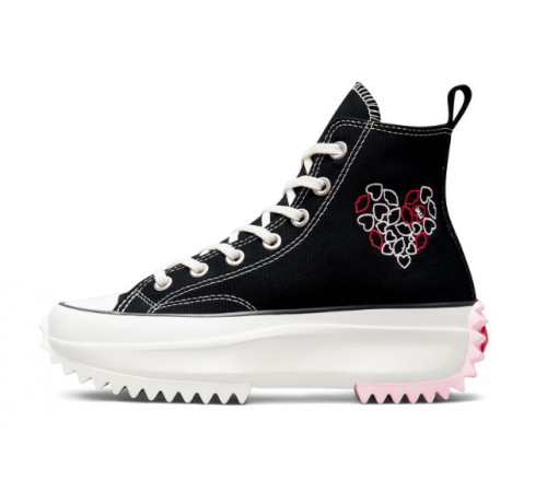 Кеды Converse Run Star Hike Platform High Love Me Black