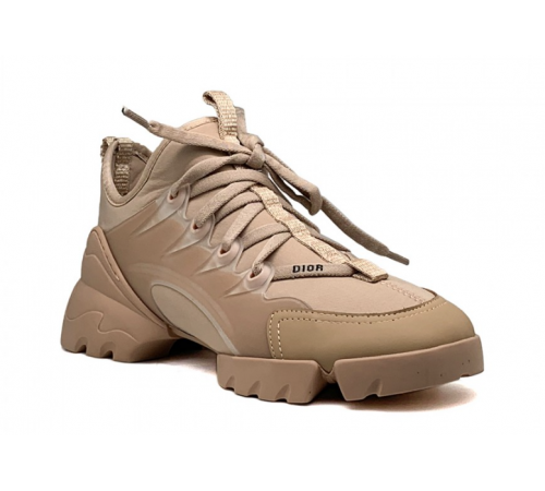 Кроссовки Dior D-Connect Nude Brown