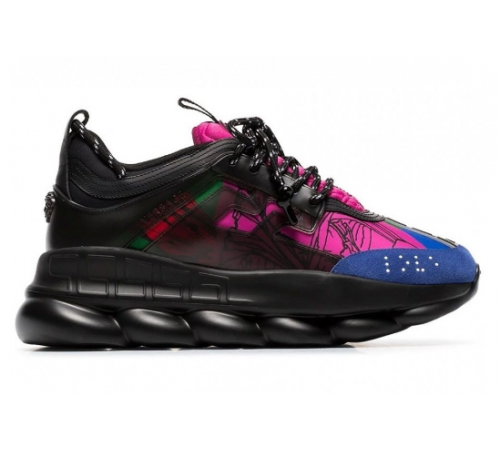 Кроссовки Versace Chain Reaction 2 Chainz Black Multicolor