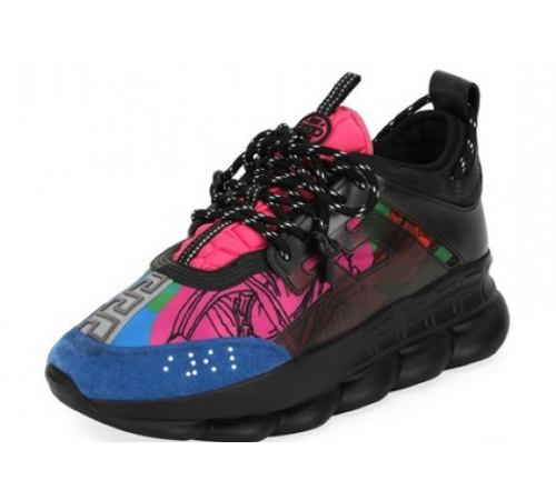 Кроссовки Versace Chain Reaction 2 Chainz Black Multicolor