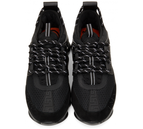 Кроссовки Versace Chain Reaction 2 Chainz All Black