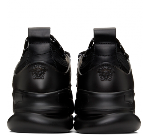 Кроссовки Versace Chain Reaction 2 Chainz All Black