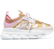 Кроссовки Versace Chain Reaction 2 Chainz White Pink