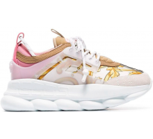 Кроссовки Versace Chain Reaction 2 Chainz White Pink
