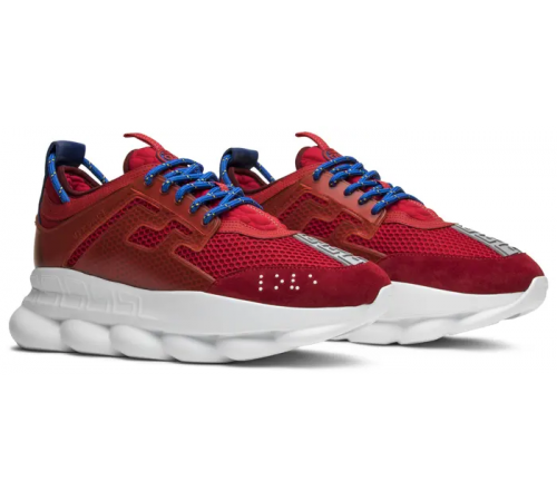 Кроссовки Versace Chain Reaction Red
