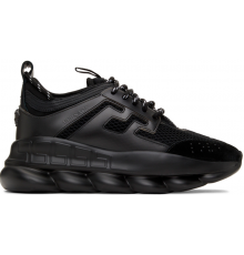 Кроссовки Versace Chain Reaction 2 Chainz All Black