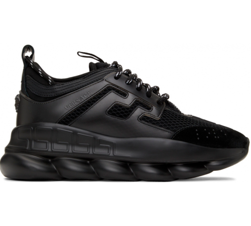 Кроссовки Versace Chain Reaction 2 Chainz All Black