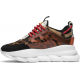 Кроссовки Versace Chain Reaction Leopard