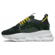 Кроссовки Versace Chain Reaction Green Wool