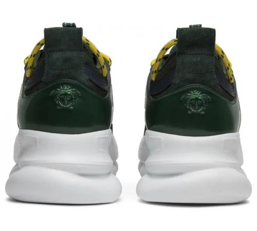 Кроссовки Versace Chain Reaction Green Wool