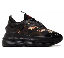 Versace Chain Reaction Canvas черные мультиколор