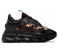Versace Chain Reaction Canvas черные мультиколор