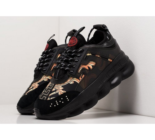 Versace Chain Reaction Canvas черные мультиколор