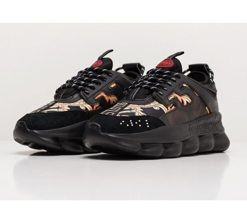 Versace Chain Reaction Canvas черные мультиколор