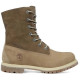 Ботинки Timberland Authenitcs Teddy Fleece Waterproof Fold-Down Beige зимние