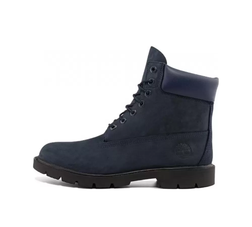 Ботинки Timberland 6 Inch Dark Blue с мехом