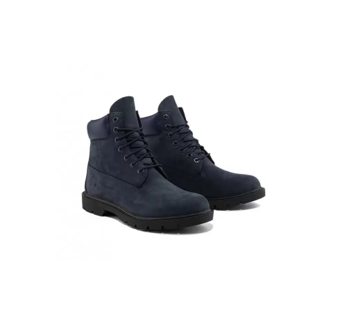 Ботинки Timberland 6 Inch Dark Blue с мехом
