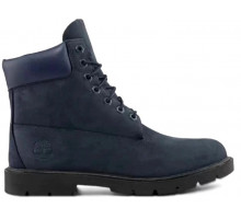 Ботинки Timberland 6 Inch Dark Blue с мехом