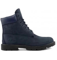 Ботинки Timberland 6 Inch Dark Blue с мехом