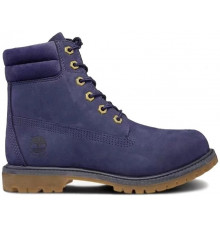 Ботинки Timberland 6 Inch Blue с мехом