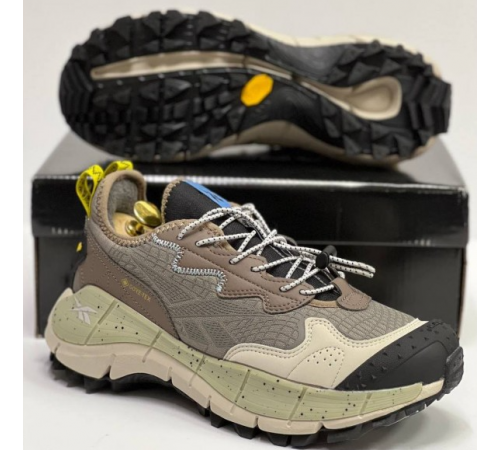 Reebok Zig Kinetica 2 Edge Gore Tex Brown Grey зима