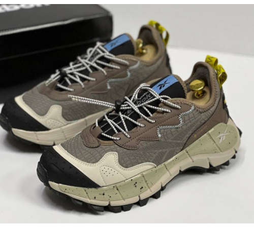 Reebok Zig Kinetica 2 Edge Gore Tex Brown Grey зима