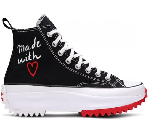 Кеды Converse Run Star Hike Platform High Made With Love Black