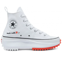 Кеды Converse Run Star Hike Platform High Top Made With Love White