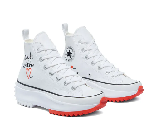 Кеды Converse Run Star Hike Platform High Top Made With Love White