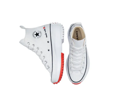 Кеды Converse Run Star Hike Platform High Top Made With Love White