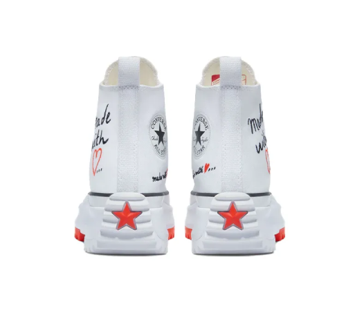 Кеды Converse Run Star Hike Platform High Top Made With Love White