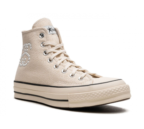 Кеды Converse Chuck Taylor 70 High Stussy Fossil Beige