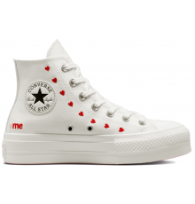 Кеды Converse Chuck Taylor 70 High Love Me White