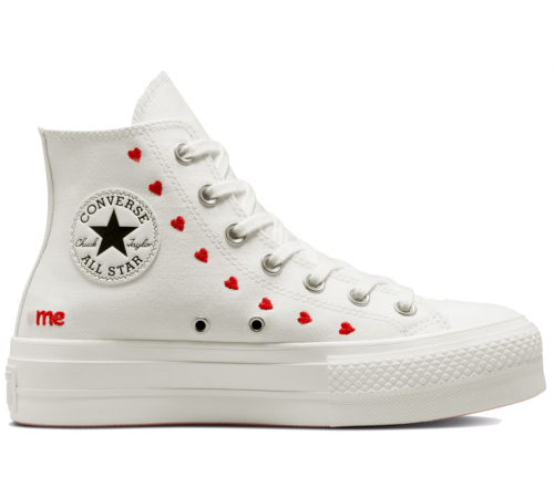 Кеды Converse Chuck Taylor 70 High Love Me White