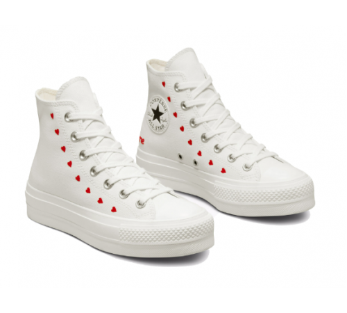 Кеды Converse Chuck Taylor 70 High Love Me White