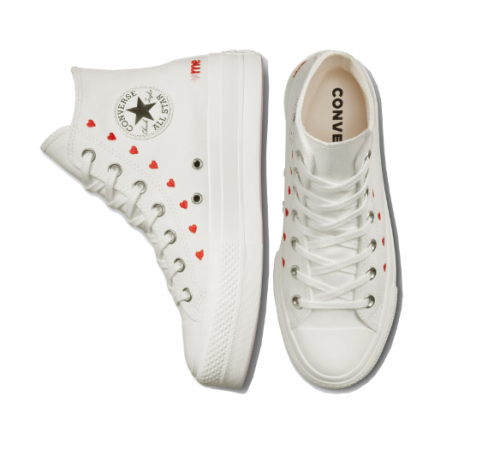 Кеды Converse Chuck Taylor 70 High Love Me White