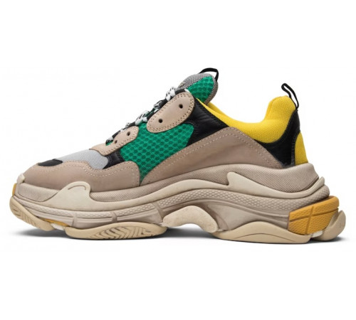 Кроссовки Balenciaga Triple S Trainer Yellow Green