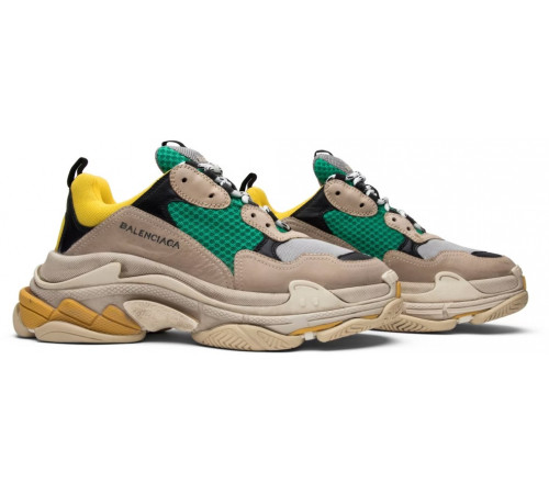 Кроссовки Balenciaga Triple S Trainer Yellow Green