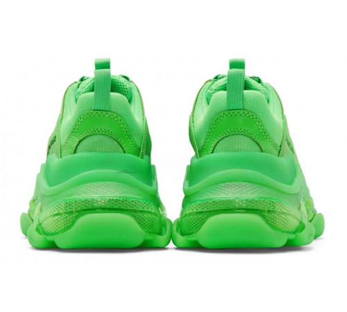Кроссовки Balenciaga Triple S Clear Sole Neon Green