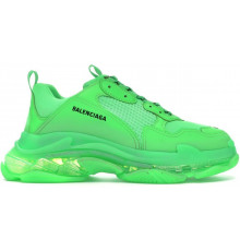Кроссовки Balenciaga Triple S Clear Sole Neon Green