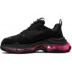 Кроссовки Balenciaga Triple S Clear Sole Black Pink Neon