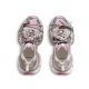 Balenciaga 3XL Mesh-Panel Sneakers White Grey Pink