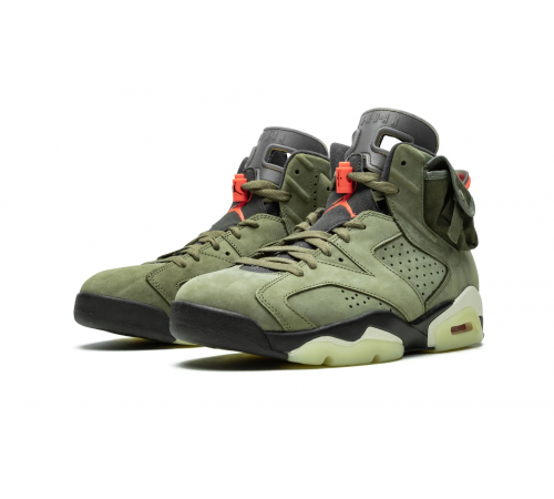 Nike Air Jordan 6 Travis Scott Cactus Jack Khaki