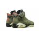 Nike Air Jordan 6 Travis Scott Cactus Jack Khaki